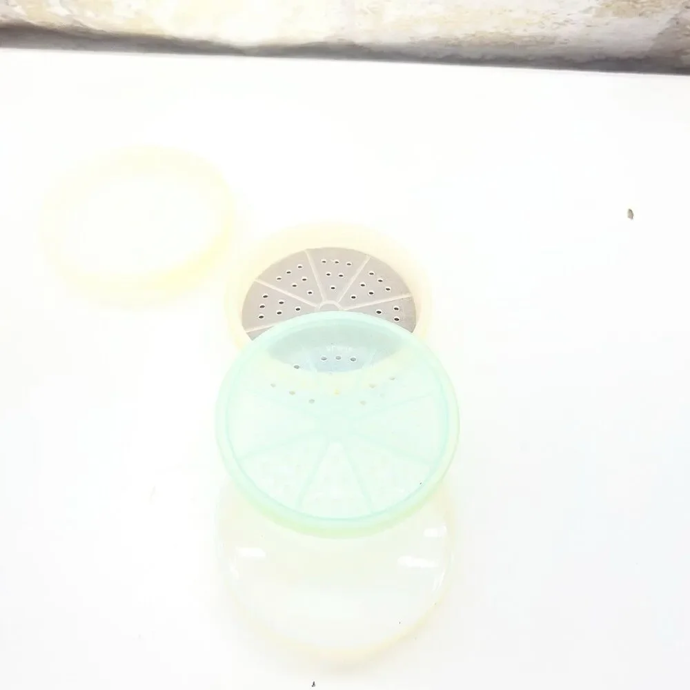 Vintage Tupperware Pastel Wagon Wheel Coaster Set of 6